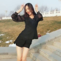 冬天和小姐姐跳舞的说说,与小姐姐共舞的美好时光